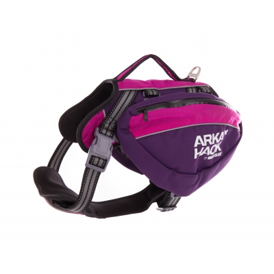 Harnais de randonnée et de promenade pour chien - Backpack violet