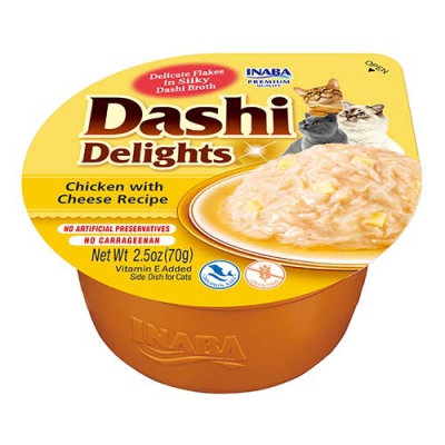 INA Dashi Delights recette Poulet et Fromage 70g x6
