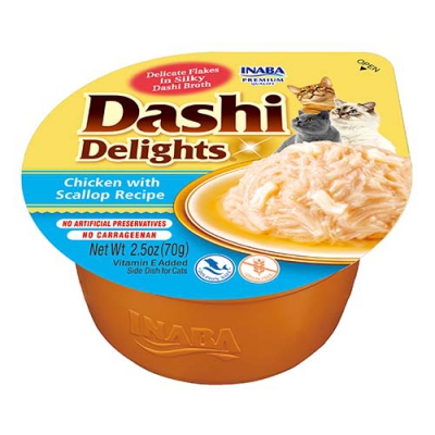 INA Dashi Delights recette Poulet et Pétoncles 70g x6