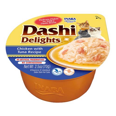 INA Dashi Delights recette Poulet et Thon 70g x6
