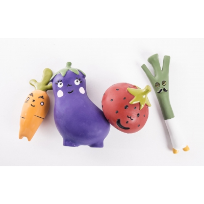 Jouet Carotte en latex pour chien 2