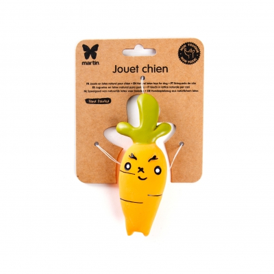 Jouet Carotte en latex pour chien 9