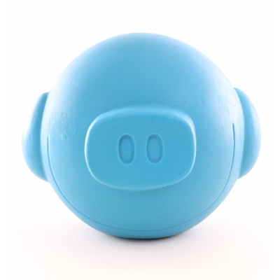 Jouet cochon latex - Bleu - GM