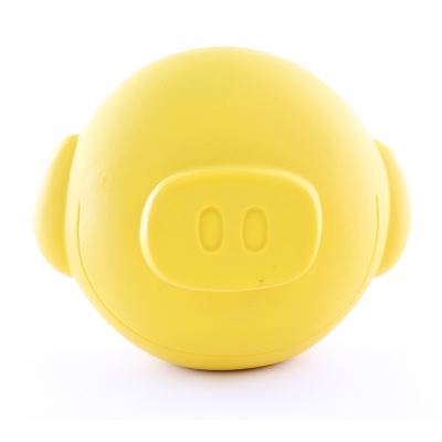 Jouet cochon latex - Jaune - PM
