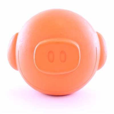Jouet cochon latex - Orange - GM