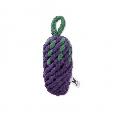 Jouet corde aubergine 2