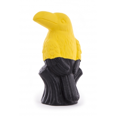 Jouet latex - Collection Oiseaux - Toucan jaune/noir