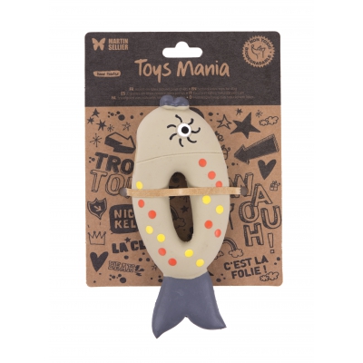 Jouet Latex Collection Poissons Tropicaux - Poisson Arlequin