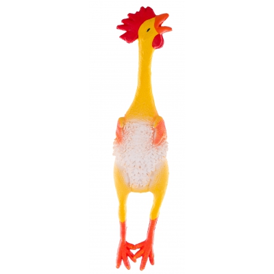 Jouet latex poulet 38 cm 