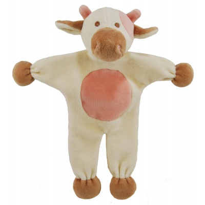 Jouet peluche bio pour chien - Vache 23cm - Simply Fido 