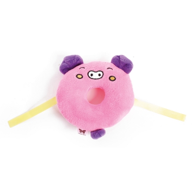 Jouet peluche pour chien - Cochon donut