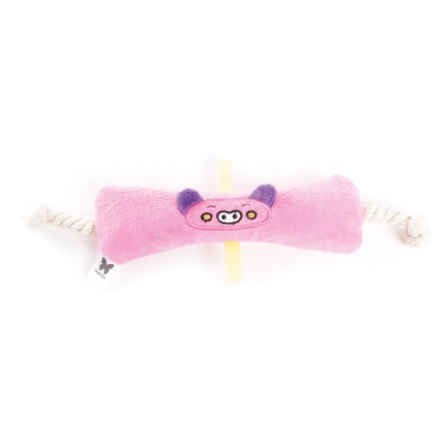 Jouet peluche pour chien - Cochon os
