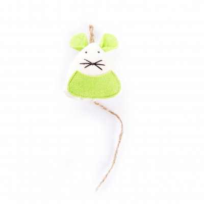 Jouet pour chat - Souris beige 3