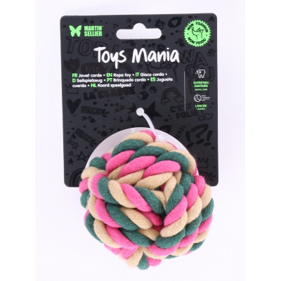 Jouet pour chien - Lot de 4 balles coton