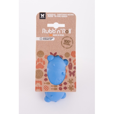 Jouet Rubb'n'Roll flottant - cluster bleu - 10 cm 