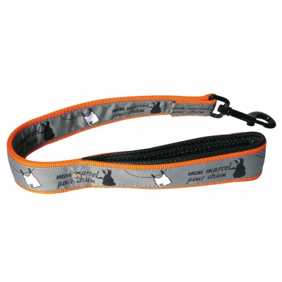 Laisse double pour chien - Mon marcel pour chien - gris