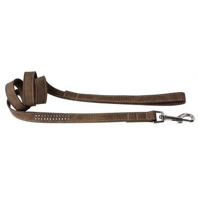 Laisse "Jean" chocolat