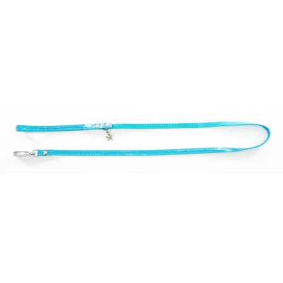 Laisse nylon Disco turquoise