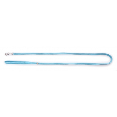 Laisse nylon tubulaire pour chat - Turquoise