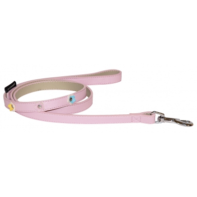 Laisse "Pink Lilly" ailes d'anges