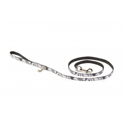 Laisse pour chien -  Camouflage gris