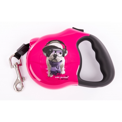Laisse rétractable pour chien Téo Groovy