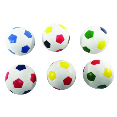 Lot de 6 balles de Football - 10 cm