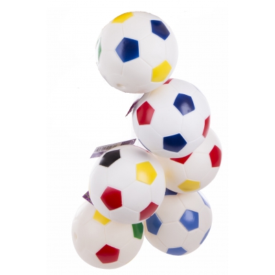 Lot de 6 balles de Football - 10 cm