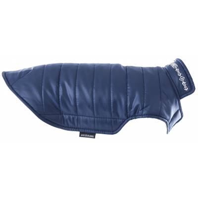 Manteau doudoune pour chien - Ethnic bleu