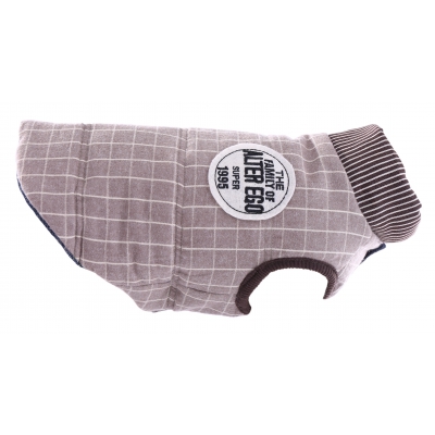 Manteau réversible pour chien - Casual Denim Stripes