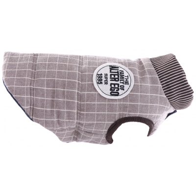 Manteau réversible pour chien - Casual Denim Stripes