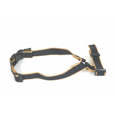 Muselière Nylon Safran - Taille 3 - Cou 30/38 cm - Museau 25 cm max