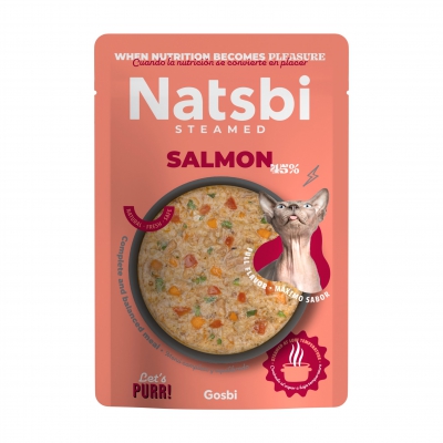 Natsbi chat Saumon 80G - X16