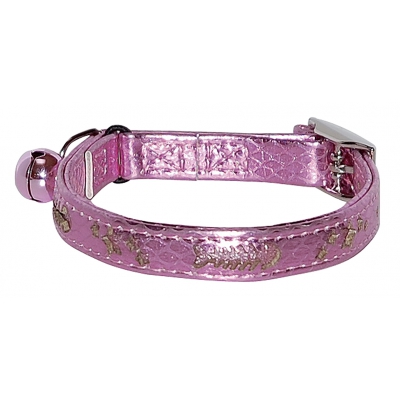 Parure chat "Fleackering light" rose