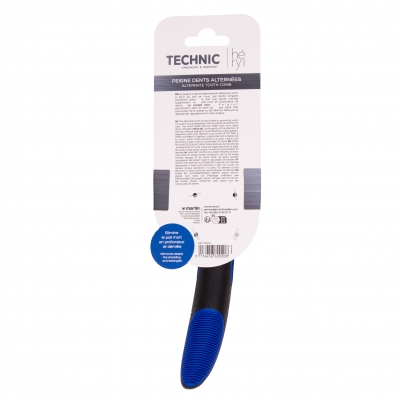 Peigne dents alternées M