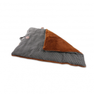 Plaid marron pour chien - Avenue Montaigne 5