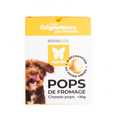 Pops de fromage pour chien x6 - 30g pack