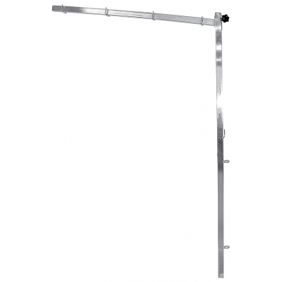 Potence simple réglable - 110 x 75cm - carré de 25mm