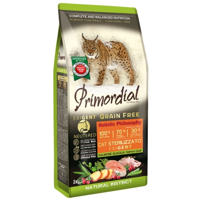 Primordial Saumon-Caille pour chat stérilisé