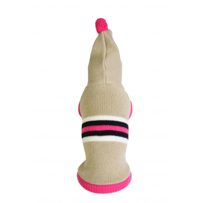 Pull pour chien - Pompom rose