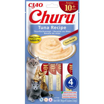 Purée CHURU au Thon pour Chat x12