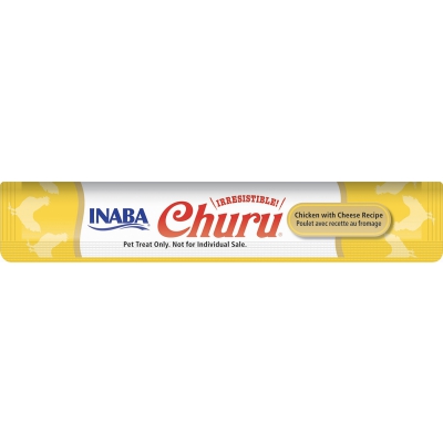 Purée CHURU au Poulet pour Chat  - Saveur Poulet et Fromage