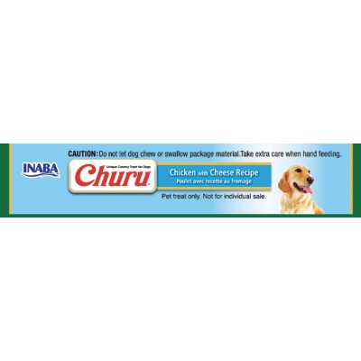 Purée CHURU au Poulet pour Chien  - Saveur Poulet et Fromage