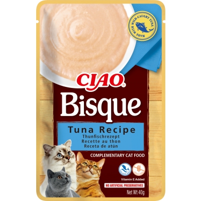 Purée CHURU BISQUE au Thon pour Chat x12