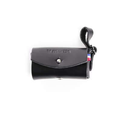 Sac en cuir - Poopi - Noir