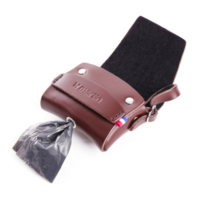 Sac en cuir - Poopidoo - Marron