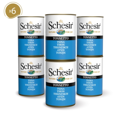 Schésir 6x140g Thon Chat en gelée 