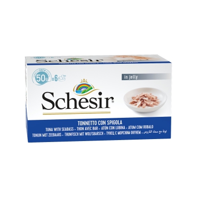 Schésir 6x50g Thon bar Chat en gelée 
