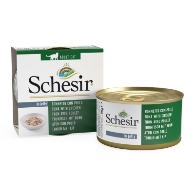 Schésir 85g Thon Poulet  Chat en gelée