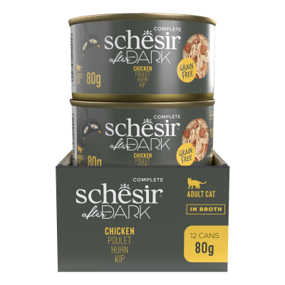 Schesir After Dark - 80g - Filets En Bouillon - Poulet 3